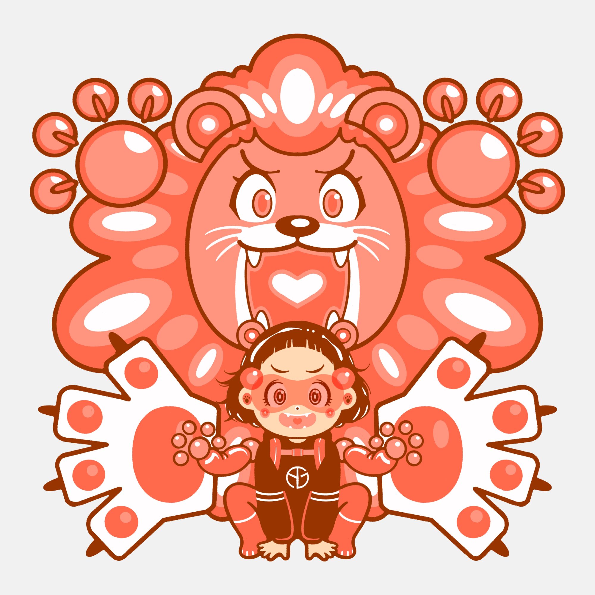 よしこちゃん＆ガオー3世